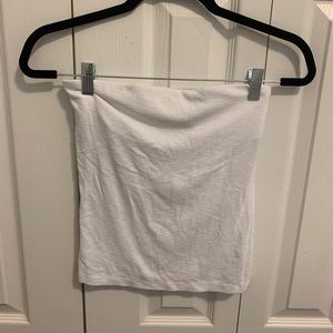 white aerie tube top not cropped